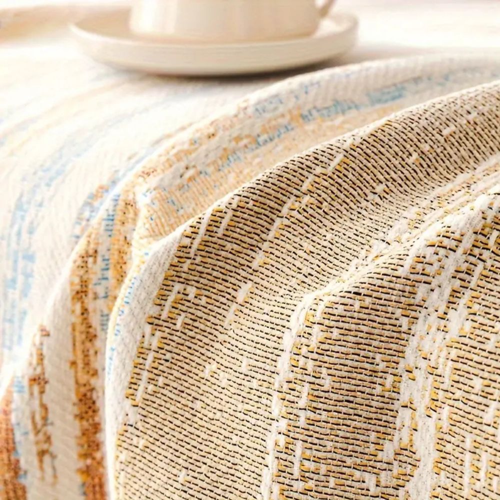 Sierra Sofa Cover - Premium Chenille, Color Striped Design