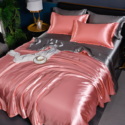 Couette en soie Ortekor SilkCloud | Literie en soie haut de gamme au confort respirant | Conception hypoallergénique pour un sommeil luxueux