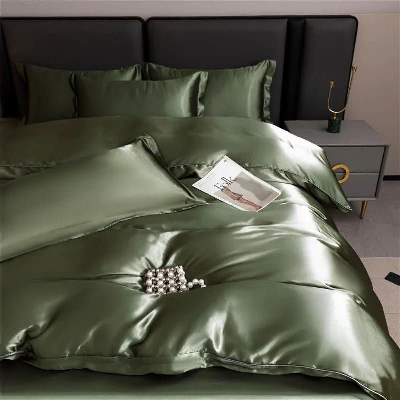 Confort de soie | Housse de couette en soie luxueuse pour une expérience de sommeil ultime | Conception respirante et thermorégulatrice