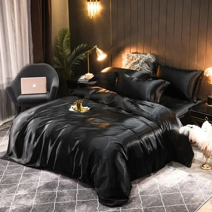 Confort de soie | Housse de couette en soie luxueuse pour une expérience de sommeil ultime | Conception respirante et thermorégulatrice