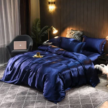Confort de soie | Housse de couette en soie luxueuse pour une expérience de sommeil ultime | Conception respirante et thermorégulatrice