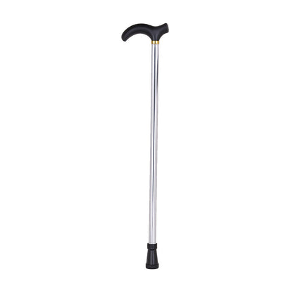 Height-Adjustable Aluminum Walking Cane with Non-Slip Rubber Tip for Everyday Stability and Support