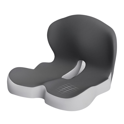 Memory Foam Seat Cushion for Office Chair, Car & Home | Non-Slip Base | Pressure Relief Support for Tailbone, Back & Hips | Portable Everyda