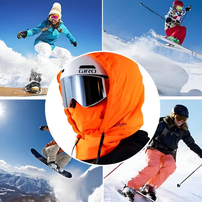 Ortekor Outdoor Essentials | Black Ski Mask with Adjustable Drawstring | Versatile Face Cover for Winter Sports and Activities