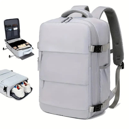 TravelEase Airline-Compatible Laptop Backpack 40x20x25