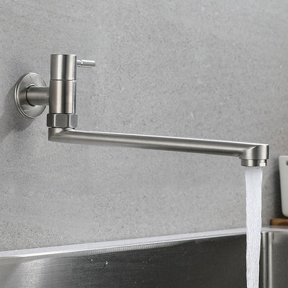 Design épuré | Robinet remplisseur de casseroles avec bec pivotant discret | Acier inoxydable pour une utilisation pratique en cuisine