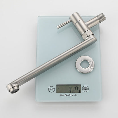 Design épuré | Robinet remplisseur de casseroles avec bec pivotant discret | Acier inoxydable pour une utilisation pratique en cuisine