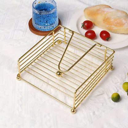 Sleek Napkin Holder for Table - Durable Iron, Modern Design