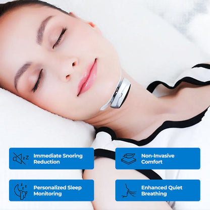 Anti Snore Chin Clip Device | Soft Adjustable Sleep Aid with Ergonomic Design | Comfortable Nighttime Chin Support