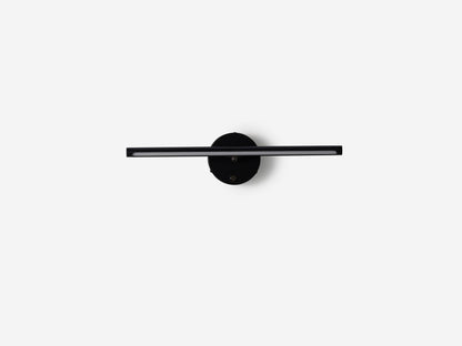 LED Wall Sconce Black & Gold Metal Modern Geometric Light Fixture for Living Room Bedroom Bathroom Warm White Accent Lighting