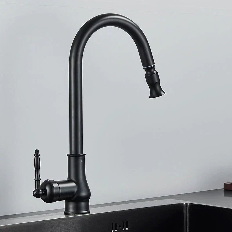 SmartSpout | Kitchen Faucet with Pull-Out Spray & Touch Sensor | Antique Bronze Finish for Effortless Use