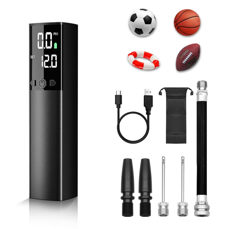Smart Air Pump | Wireless Electric Inflator with LCD Display & LED Light | Compact Design for Quick Ball Inflation