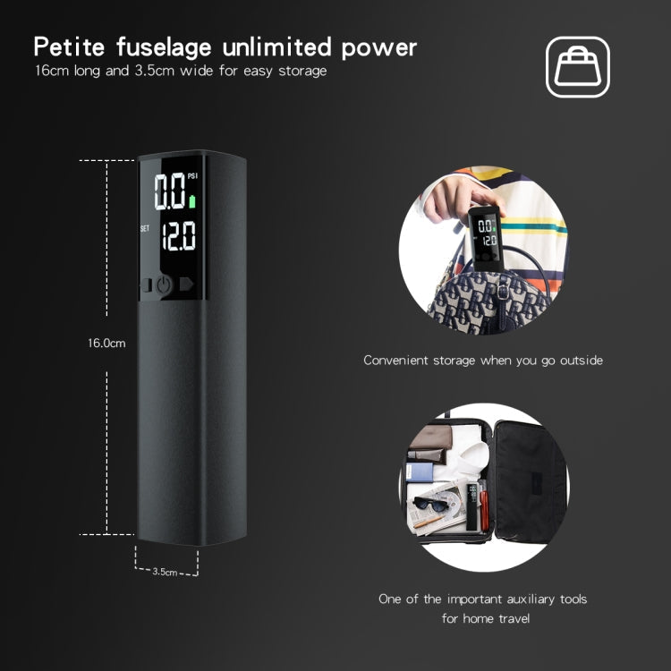 Smart Air Pump | Wireless Electric Inflator with LCD Display & LED Light | Compact Design for Quick Ball Inflation