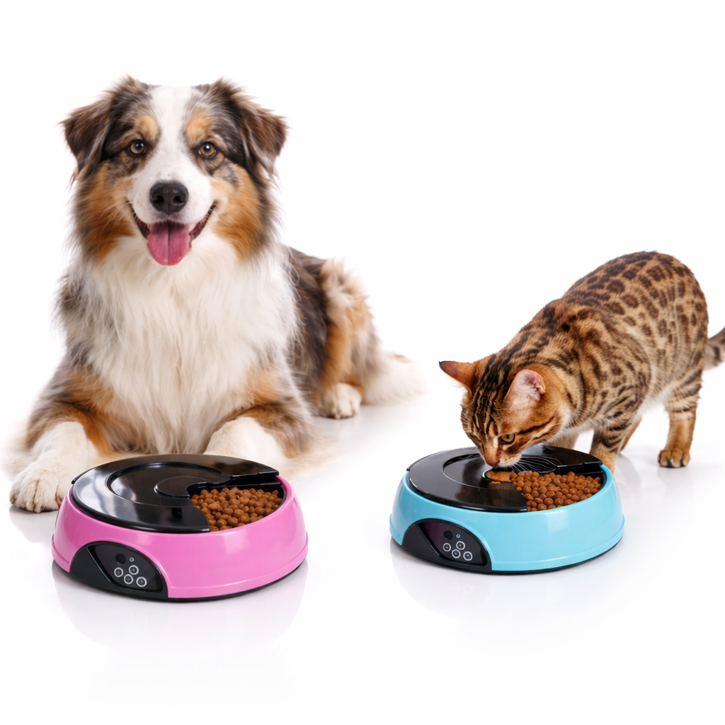 Smart Pet Feeder | Automatic Cat & Dog Feeder with Portion Control | Timed Meal Dispenser for Healthy Nutrition