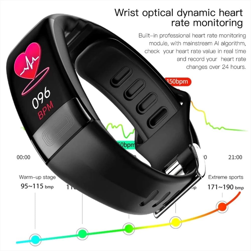 Montre connectée avec suivi de la pression artérielle, ECG et fréquence cardiaque