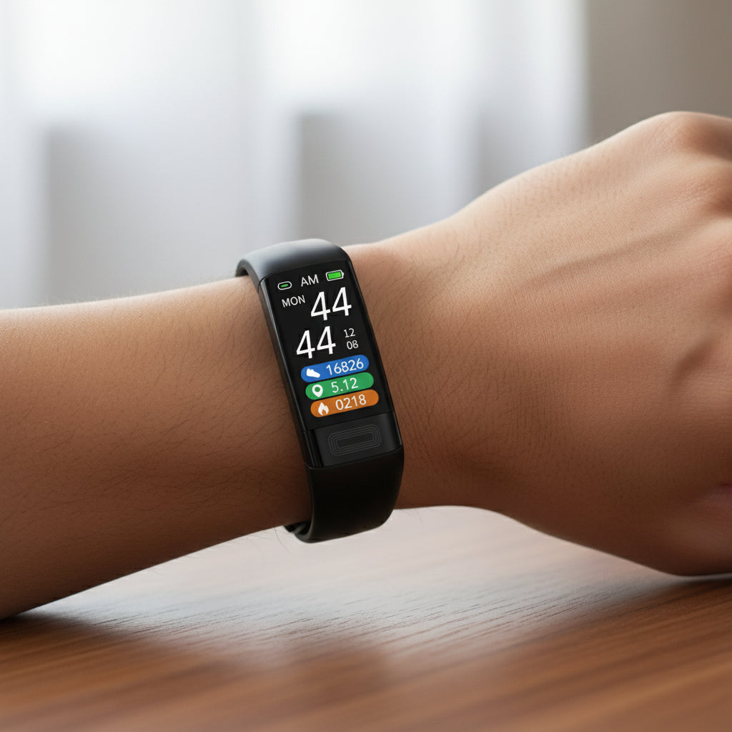 Health Tracking Smartwatch with Heart Rate Monitor, Blood Pressure Trend, and ECG Function for Fitness and Wellness