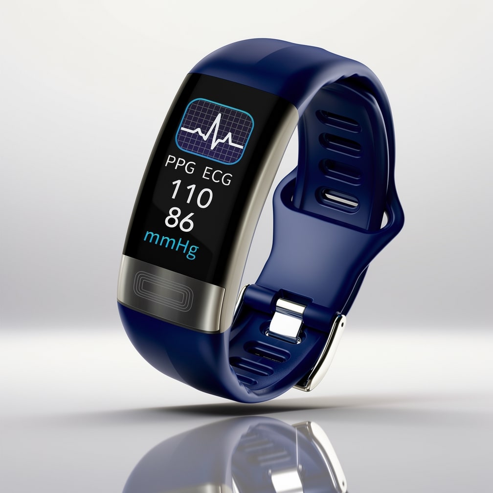 Montre connectée de suivi de santé avec ECG, tension artérielle et suivi du sommeil