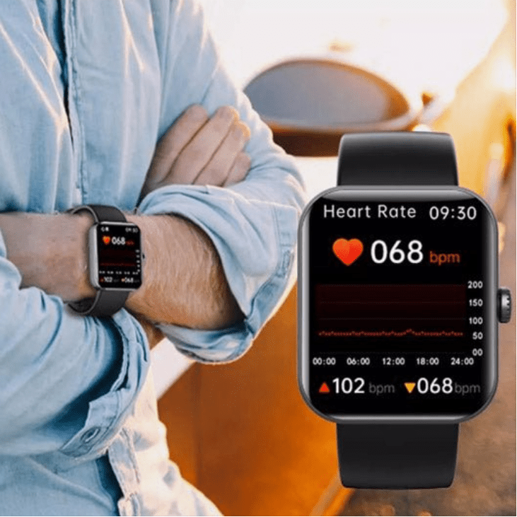 Montre connectée de suivi de santé et d'activité avec moniteur de tendance glycémique non invasif