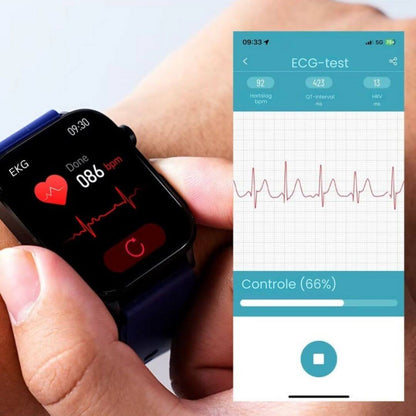 Health Monitoring Smartwatch with GPS Tracking & Fall Detection for Seniors | Activity Tracker with Heart Rate Monitor, Sleep Tracking