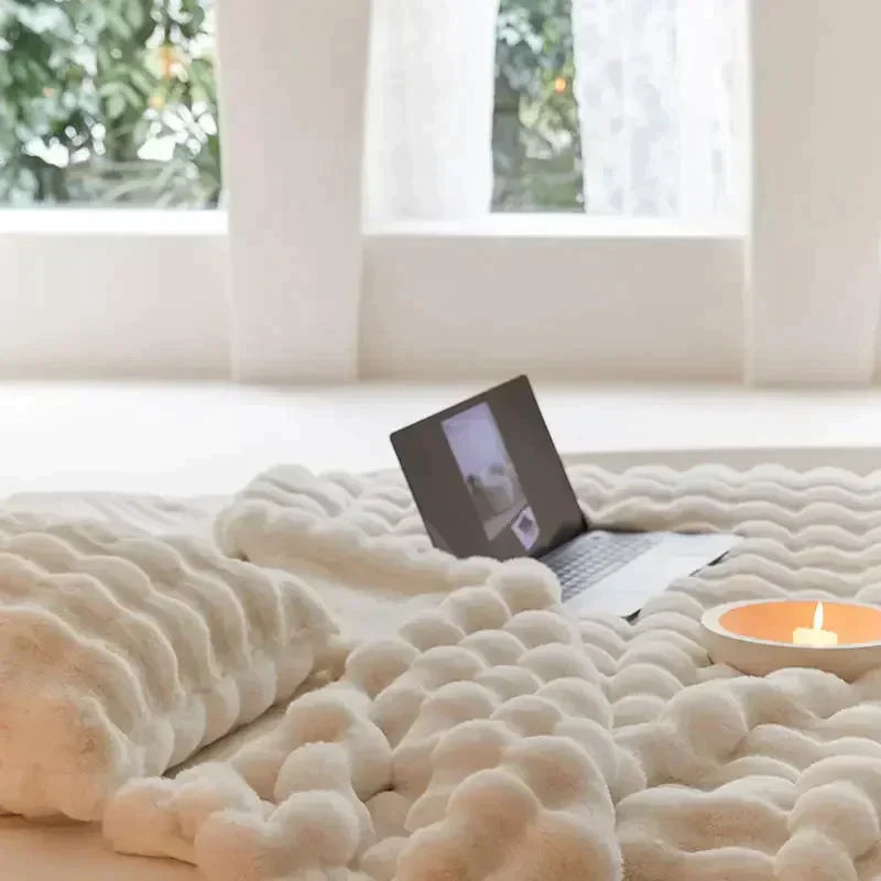 SnugWrap | Couverture en peluche de luxe avec polaire ultra-douce | Confort toute saison pour des soirées cocooning