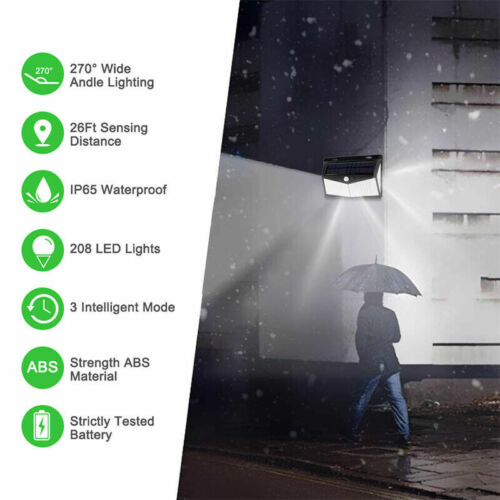 Solaire Outdoor Solar Light - Motion Detection, Weatherproof