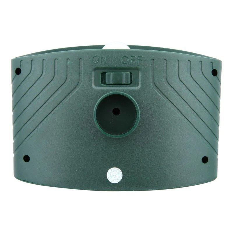 Motion-Activated Wildlife Deterrent with Strobe Function for Outdoor Garden Protection – Solar Charging