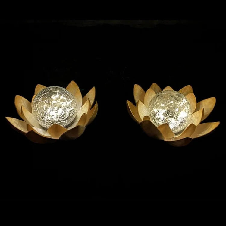SerenityGlow – Solar Lotus Lantern for Charming Outdoor Spaces