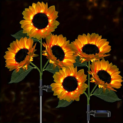 Sunshine Blooms™ - Outdoor Sunflower Solar Lights