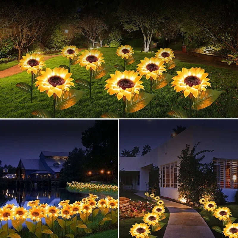 Sunshine Blooms™ - Outdoor Sunflower Solar Lights