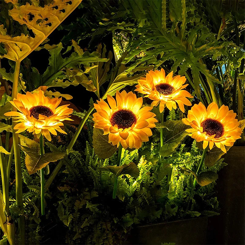 Sunshine Blooms™ - Outdoor Sunflower Solar Lights