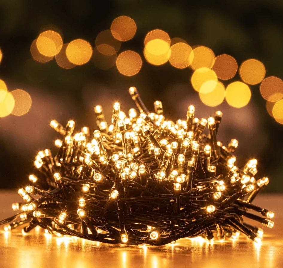 Solara Solar String Lights - Weatherproof, Automatic Sensor Outdoor Lighting