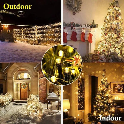 Solara Solar String Lights - Weatherproof, Automatic Sensor Outdoor Lighting