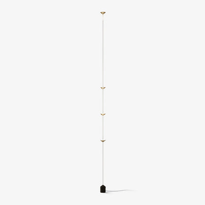 LED Floor Lamp with Marble Counterweight and Adjustable Pull Cable for Living Room Bedroom Reading Corner Modern Home Decor Ambient Task Lig