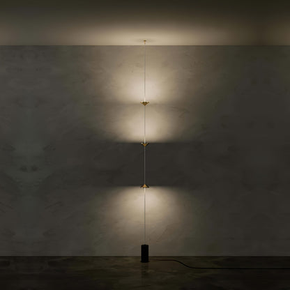 LED Floor Lamp with Marble Counterweight and Adjustable Pull Cable for Living Room Bedroom Reading Corner Modern Home Decor Ambient Task Lig