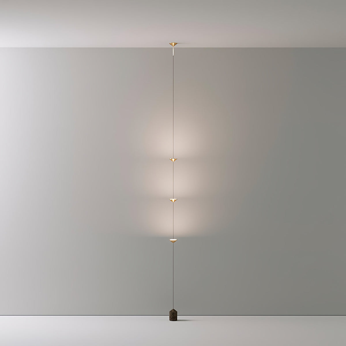 LED Floor Lamp with Marble Counterweight and Adjustable Pull Cable for Living Room Bedroom Reading Corner Modern Home Decor Ambient Task Lig