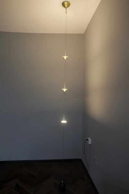 LED Floor Lamp with Marble Counterweight and Adjustable Pull Cable for Living Room Bedroom Reading Corner Modern Home Decor Ambient Task Lig