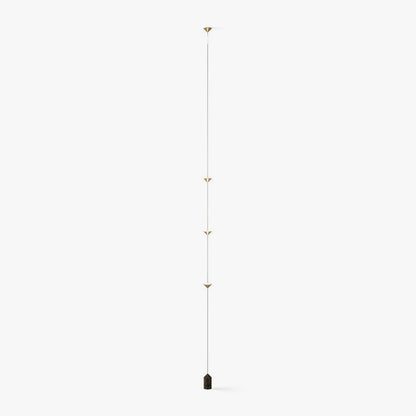 LED Floor Lamp with Marble Counterweight and Adjustable Pull Cable for Living Room Bedroom Reading Corner Modern Home Decor Ambient Task Lig