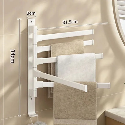 SWIVELORA – Rotatable Wall Mounted Towel Rack