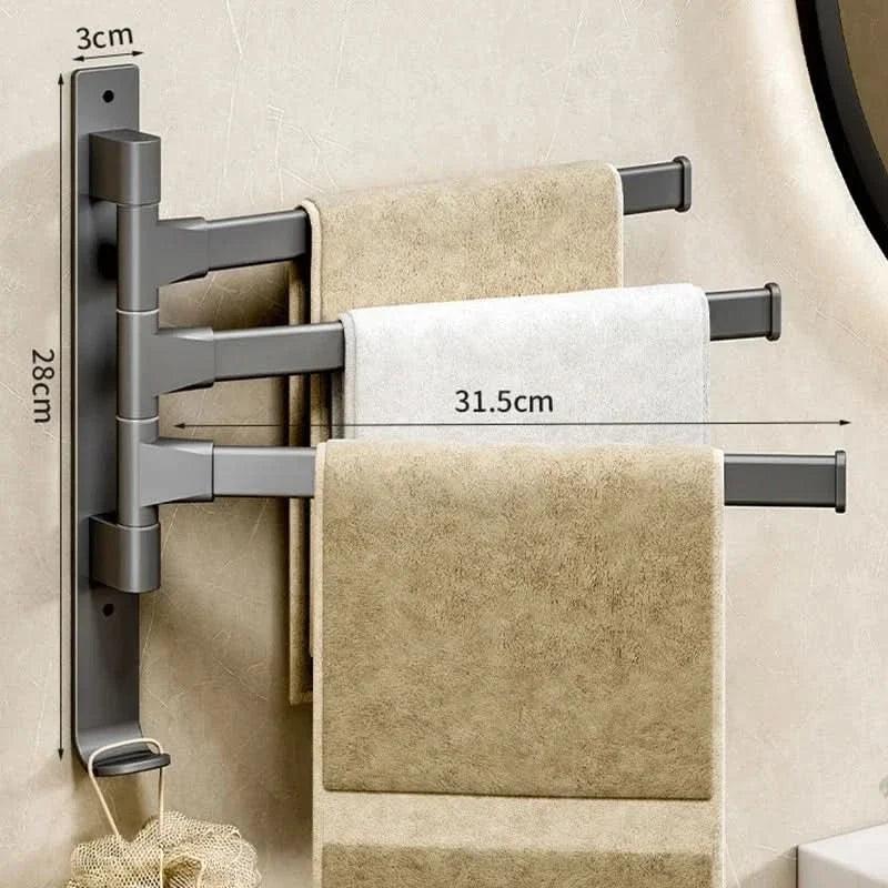 SWIVELORA – Rotatable Wall Mounted Towel Rack
