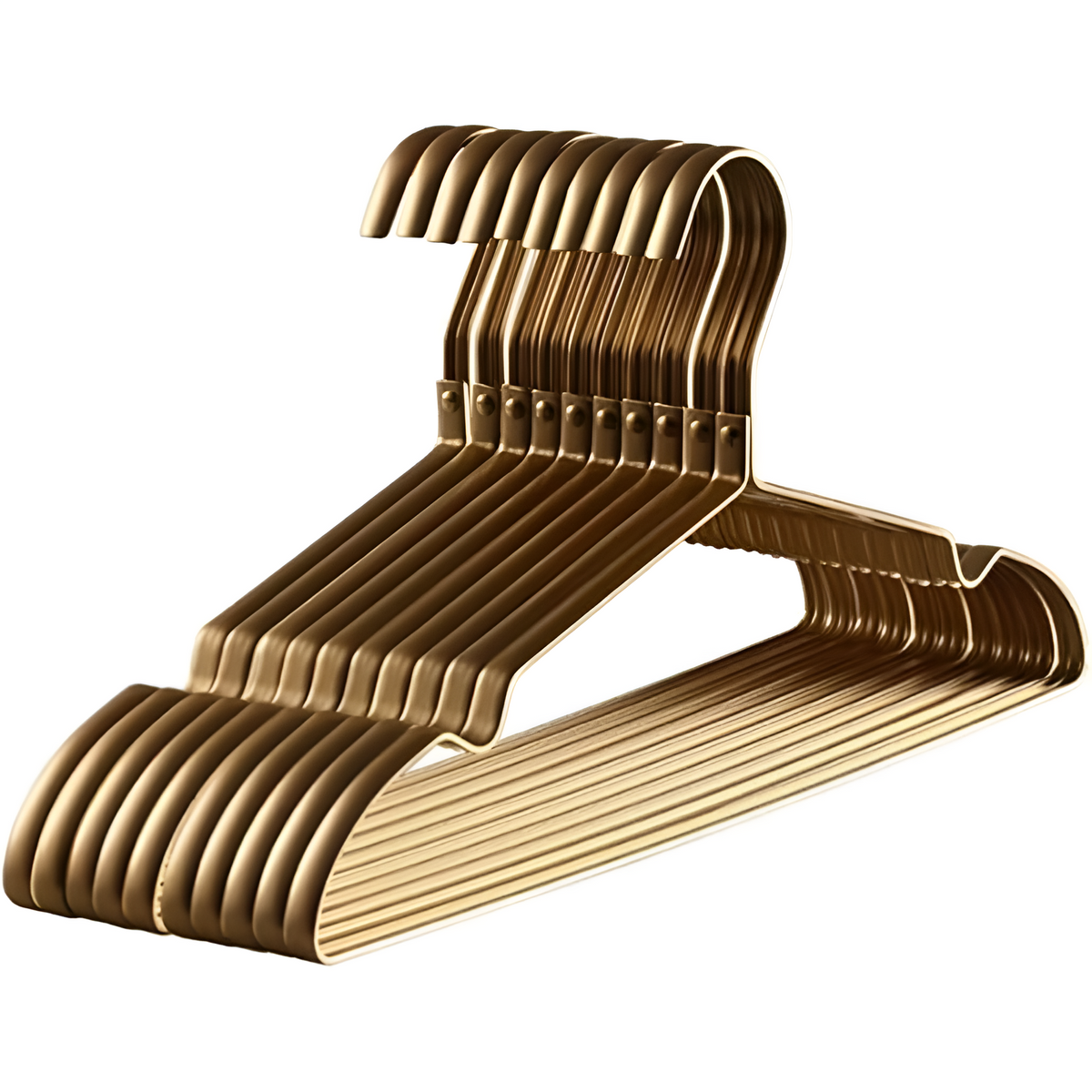 Space Saver | Metal Non-Slip Clothes Hangers with Durable Design | Lightweight Solution for Organizing Wardrobe