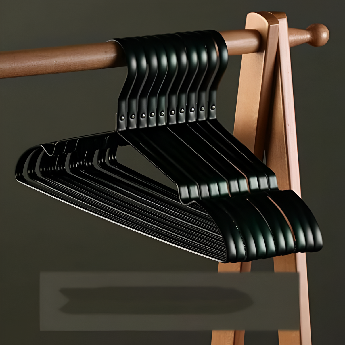 Space Saver | Metal Non-Slip Clothes Hangers with Durable Design | Lightweight Solution for Organizing Wardrobe