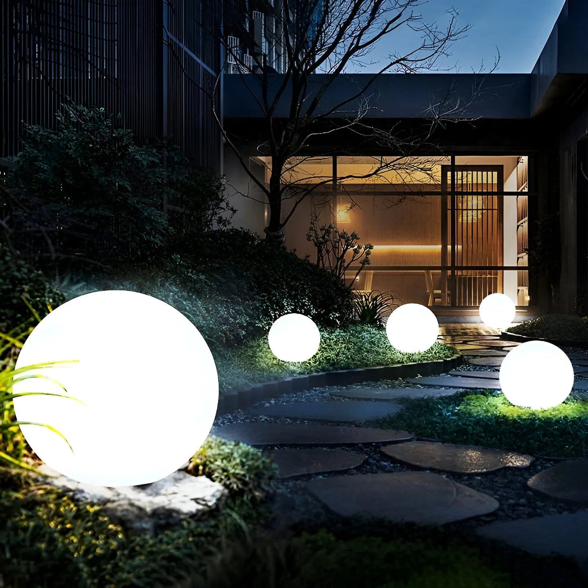 Lampe de jardin solaire sans fil avec LED à changement de couleur | Conception résistante aux intempéries pour une ambiance extérieure