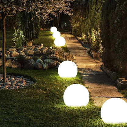 Cordless Color-Changing LED Globe Light for Patio & Garden – 16 Color Modes with Remote Control
