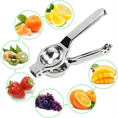 Presse-agrumes manuel – Presse-citron robuste pour citrons, limes et oranges – Construction en acier de qualité alimentaire