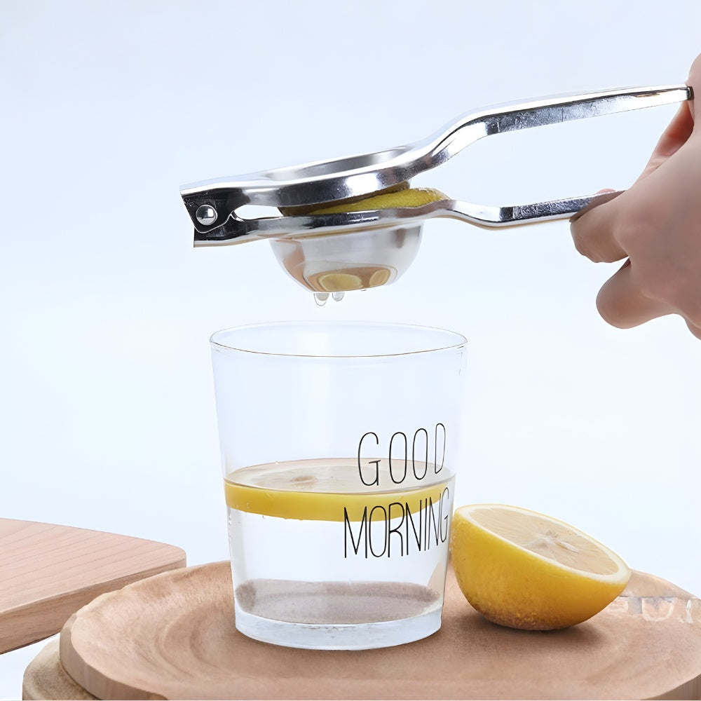 Presse-agrumes manuel – Presse-citron robuste pour citrons, limes et oranges – Construction en acier de qualité alimentaire