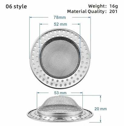 DRAINOVA – Stainless Steel Sink Drain Strainer