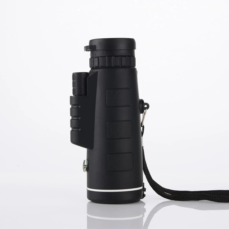 Compact Spotting Scope 10x Magnification with Phone Adapter for Wildlife Viewing Hiking Bird Watching Long Range Observation Portable