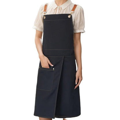 Tablier de cuisine Lunara - Toile imperméable, sangles réglables et poches