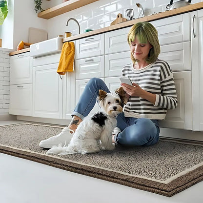 Strata Elegance Kitchen Mat - Cushioned Anti-Fatigue, Durable Polypropylene