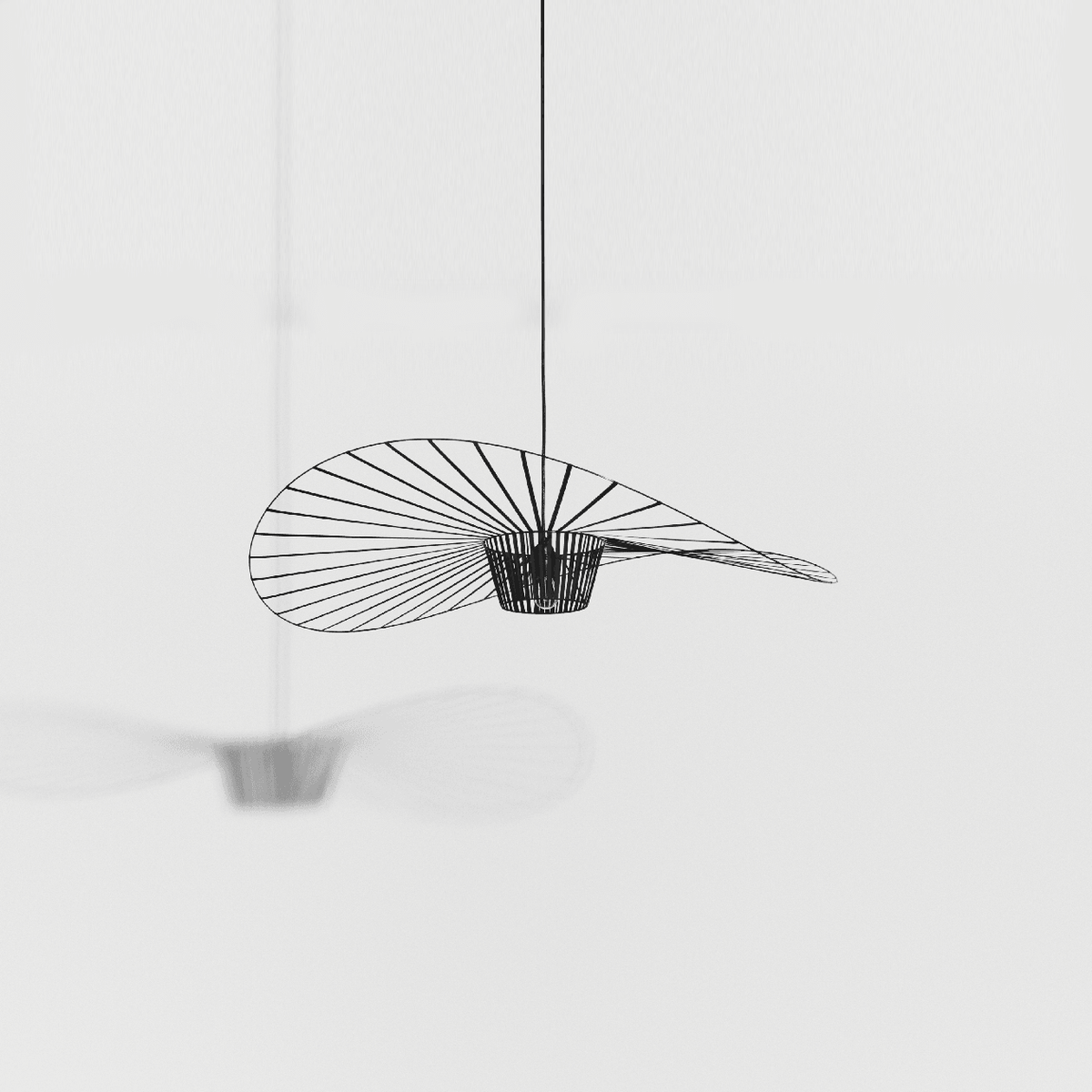 Oversized Woven Ceiling Fixture 47 in Black for Dining & Living Rooms Statement Lighting Above Tables Modern Handcrafted Fiber Shade